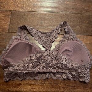 purple bralette